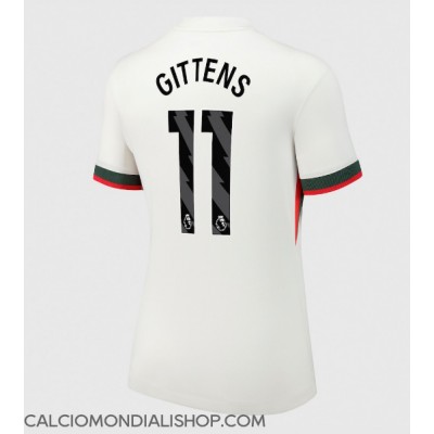 Maglie da calcio Chelsea Jamie Gittens #11 Seconda Maglia Femminile 2025-26 Manica Corta Maglie da calcio Chelsea Jamie Gittens #11 Seconda Maglia Femminile 2025-26 Manica Corta